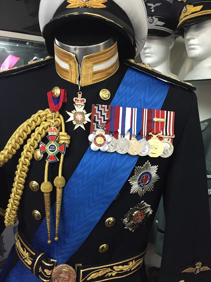 REPLICA MEDALS WORN BY PRINCE CHARLES, PRINCE OF WALES Quarterdeck