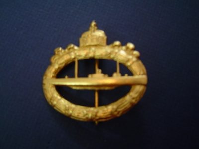 REPLICA WW1 IMPERIAL U BOAT BADGE