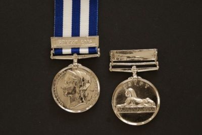 REPLICA EGYPT MEDAL WITH CLASP, NSW FORCES