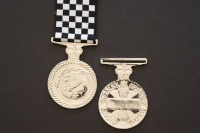 REPLICA POLICE OVERSEAS SERVICE MEDAL