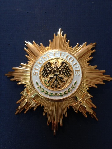 Prussian Order of the Black Eagle with ribbon 