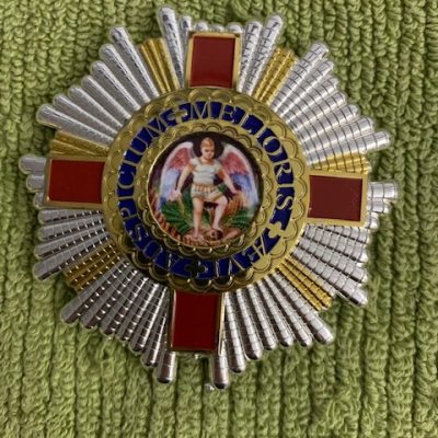 REPLICA STAR OF THE ORDER OF ST MICHAEL / ST GEORGE, NEW VERSION