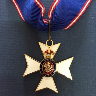 REPLICA COMMANDER OF THE ROYAL VICTORIAN ORDER, NEW VERSION, 3 PART DOUBLE SIDED