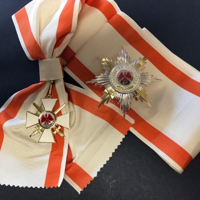 REPLICA PRUSSIAN ORDER OF THE RED EAGLE 1st CLASS SET WITH SWORDS