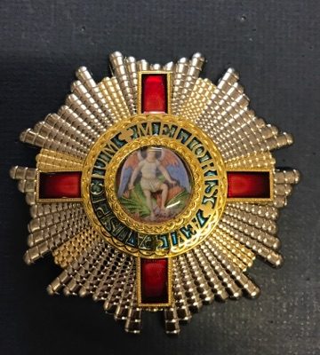 REPLICA STAR OF THE ORDER OF ST MICHAEL / ST GEORGE, NEW VERSION
