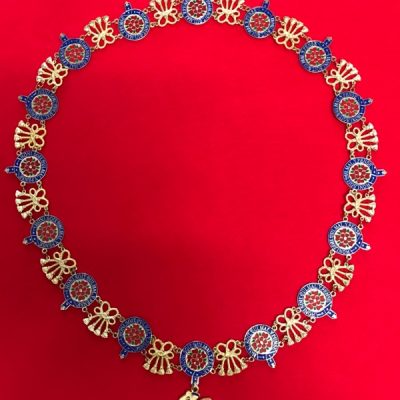 REPLICA ORDER OF THE GARTER COLLAR, COLLAR AND GREATER GEORGE