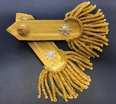 REPLICA ROYAL NAVY 1805 REAR ADMIRALS EPAULETTES, ONE STAR