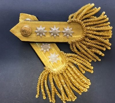 REPLICA ROYAL NAVY ADMIRALS EPAULETTES, 3 STAR