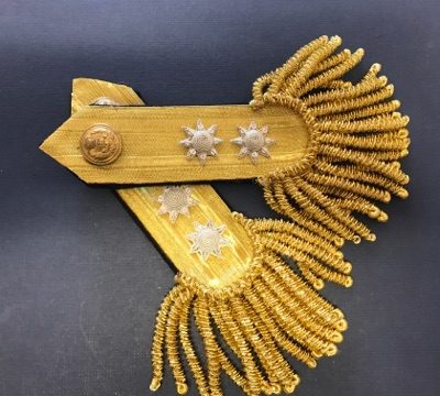 REPLICA ROYAL NAVY 1805 VICE ADMIRALS EPAULETTES, TWO STAR