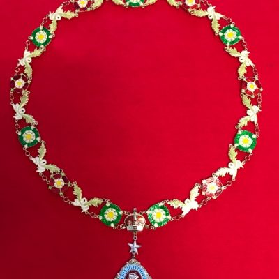 REPLICA COLLAR OF THE MOST EXALTED ORDER OF THE STAR OF INDIA