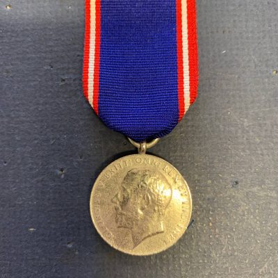 REPLICA SILVER ROYAL VICTORIAN MEDAL KING GEORGE V