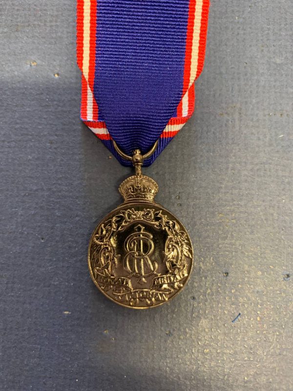 REPLICA BRONZE ROYAL VICTORIAN MEDAL KING EDWARD VII Quarterdeck
