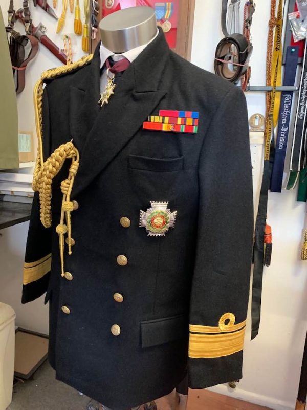 REPRODUCTION WW1/WW2 ROYAL NAVY REAR ADMIRALS TUNIC - Quarterdeck