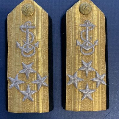 ORIGINAL US NAVY ADMIRALS SHOULDER BOARDS