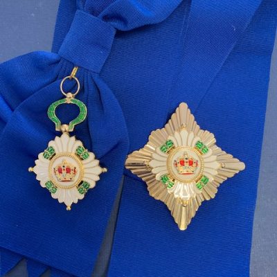 REPLICA ORDER OF THE YUGOSLAV CROWN GRAND COMMANDER