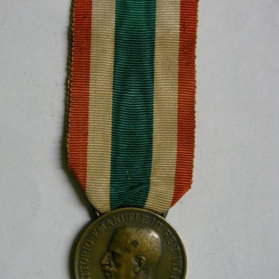 ORIGINAL ITALIAN UNITY MEDAL 1918 FULL SIZE