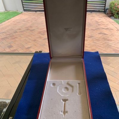 ORIGINAL ITALIAN ORDER CASE FOR A GRAND CROSS