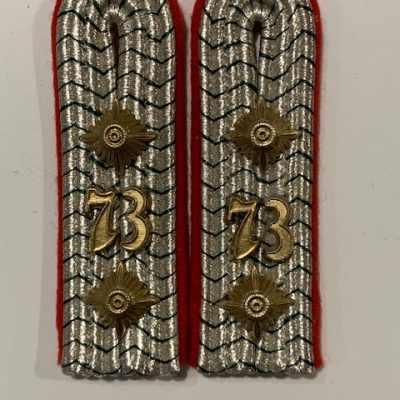 REPLICA WW1 GERMAN OFFICER EPAULETTES 73rd INFANTRY