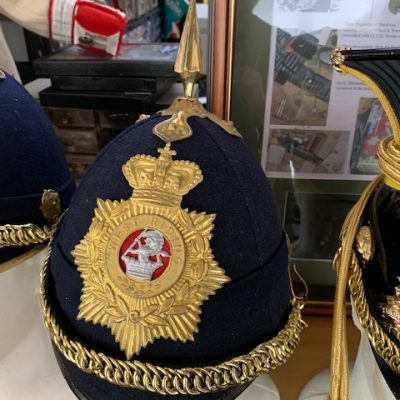 REPLICA BRITISH BLUE CLOTH HELMET QV 1881 OR's
