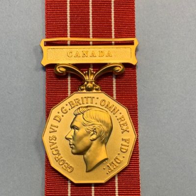 REPLICA CANADIAN FORCES DECORATION KGVI FULL SIZE