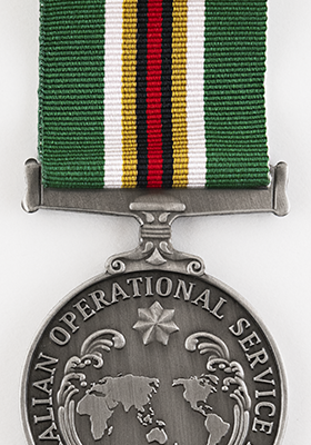 REPLICA OPERATIONAL SERVICE MEDAL FULL SIZE