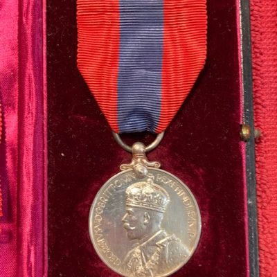 ORIGINAL IMPERIAL SERVICE MEDAL NAMES AND IN ORIGINAL CASE