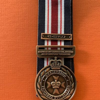 REPLICA FULL SIZE QLD CORRECTIONS COVID19 MEDAL