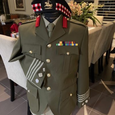 REPLICA WW1 BRITISH HIGHLAND COLONEL DOUBLET SIZE "LARGE" ONLY