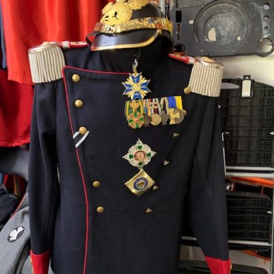 REPLICA BADEN GENERALS TUNIC, PICKELHAUB AND ALL MEDALS