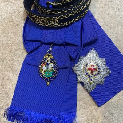 DELUX REPLICA ORDER OF THE GARTER WITH LEG GARTER
