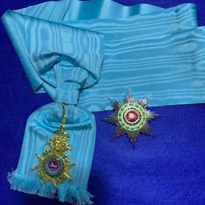 REPLICA "SPECIAL" ROYAL GUELPHIC ORDER SET, COLLAR, SASH, STAR