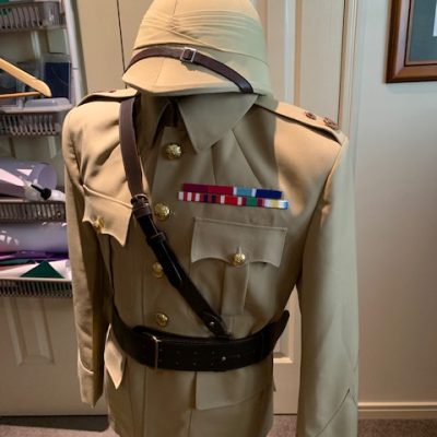 REPLICA BRITISH FIELD MARSHAL TUNIC AND PITH HELMET