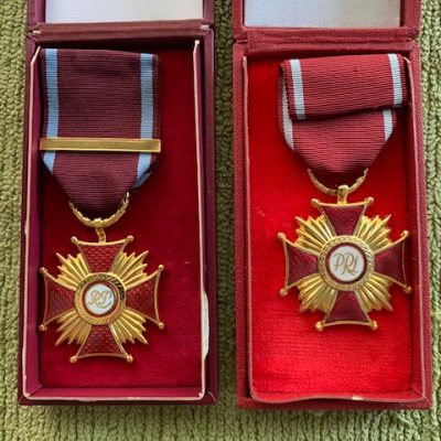 ORIGINAL POLISH MEDALS, WHAT YOU SEE IS WHAT YOU GET FOR THE ONE PRICE