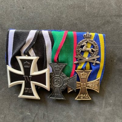 REPLICA WW1 GERMAN MEDAL BAR MOUNTED