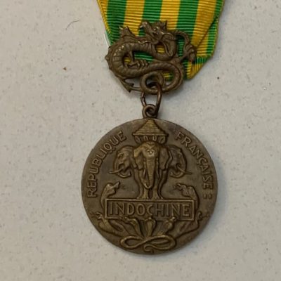 ORIGINAL FRENCH INDO-CHINA SERVICE MEDAL FULL SIZE