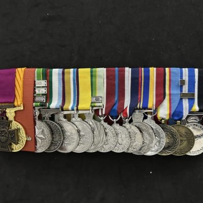 REPLICA MEDALS AS AWARDED TO BEN ROBERT-SMITH FULL SIZE