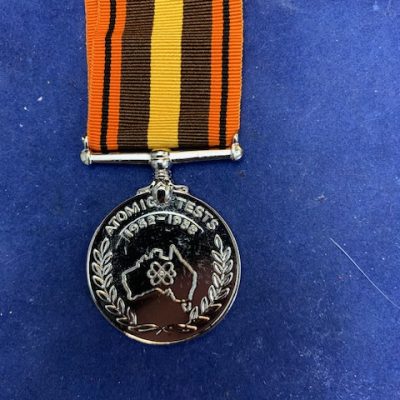 REPLICA AUSTRALIAN NUCLEAR TESTS MEDAL FULL SIZE