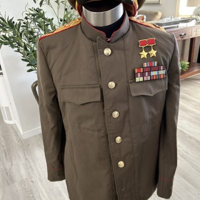 REPLICA SOVIET UNION MARSHALS TUNIC AND HAT