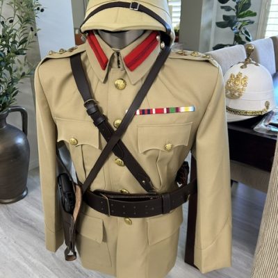 REPLICA SOUTH AFRICA WAR STAFF OFFICERS TUNIC AND HELMET