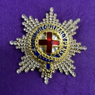 REPLICA DIAMOND ORDER OF THE GARTER FULL SIZE