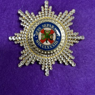 REPLICA BRITISH DIAMOND ORDER OF ST PATRICK FULL SIZE