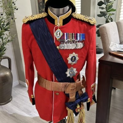 REPLICA BRITISH ARMY MAJOR GENERALS TUNIC AND HAT