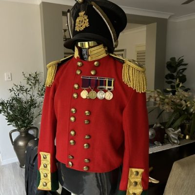 REPLICA 1830 BRITISH INFANTRY OFFICERS TUNIC AND SHAKO