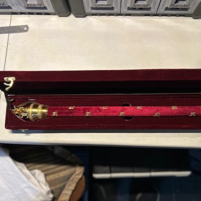 REPLICA BRITISH ARMY FIELD MARSHALS BATON AND CASE FULL SIZE